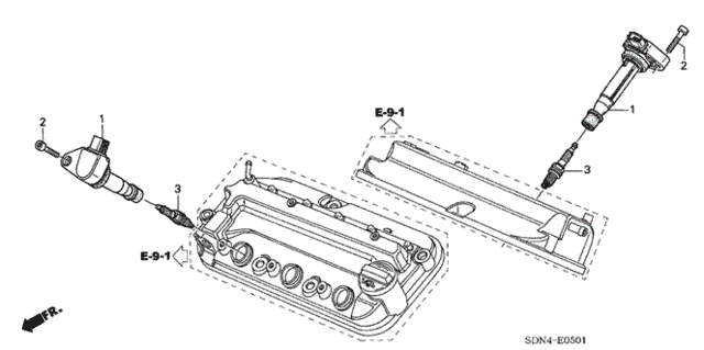 Ignition Coil (V6) for 2006 Honda Accord #0