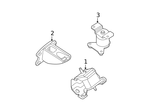 Engine & Trans Mounting for 2019 Nissan Frontier #0