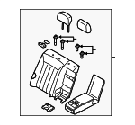 894003NAJ1XIR - Body: Seat Back Assembly for Hyundai Image