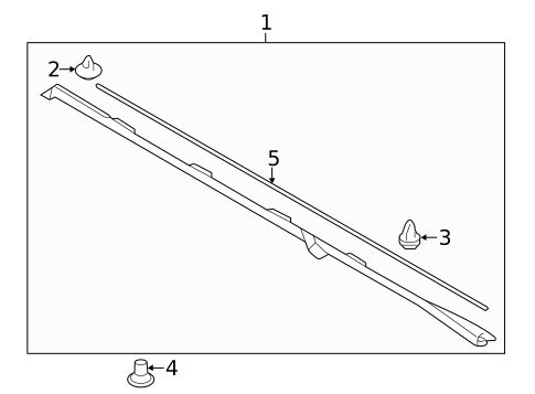 Exterior Trim - Pillars for 2018 Subaru Forester #0