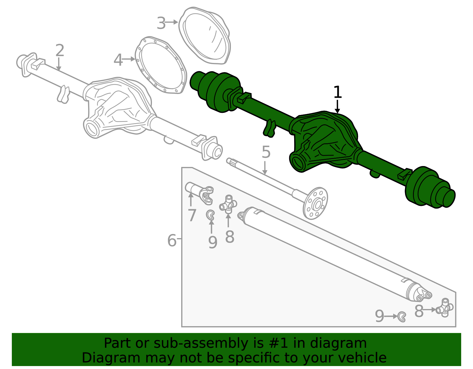 2013-2015 GM Rear Axle 23408273 | OEM Parts Online