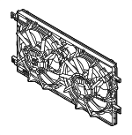 31686169 - Cooling System: Fan Assembly for Volvo: C40 Recharge, EX40, XC40 Recharge Image