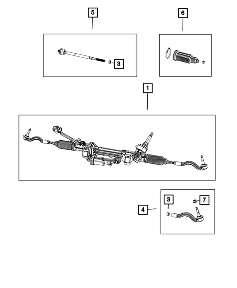 Steering Gear for 2017 Jeep Grand Cherokee #0