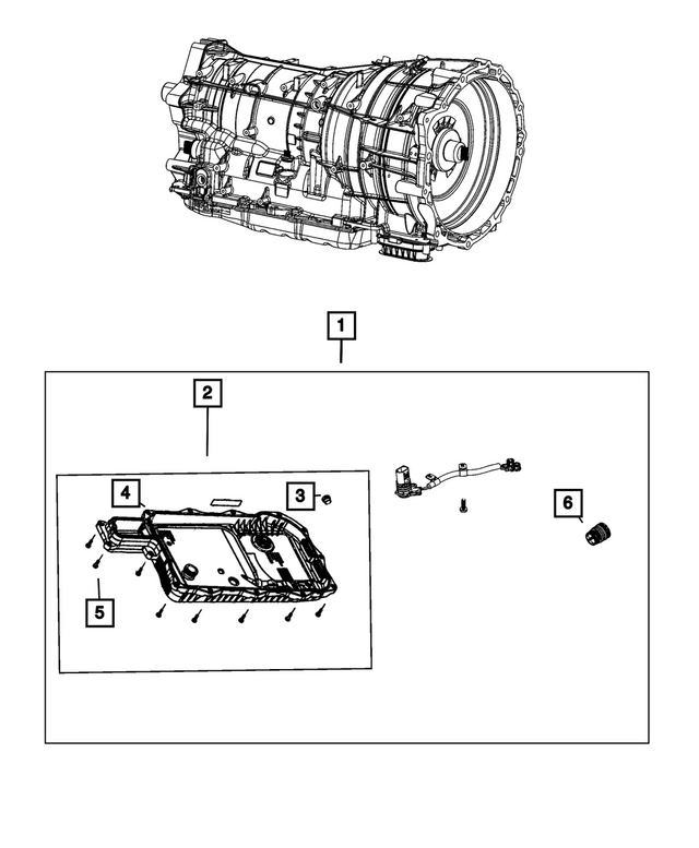 68509402AA - Transmission: Electric Pump Wire Harness Kit for Mopar Image