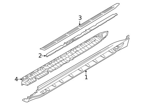 Exterior Trim - Pillars for 2021 BMW X6 #0