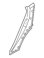 41217181577 - Body: Lock Pillar Reinforced for BMW: X6 Image