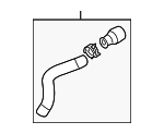 5C0122051N - Belts &amp; Cooling: Radiator Coolant Hose for Volkswagen Image