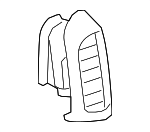 958819727G0B - Body: Air Vent for Porsche: Cayenne Image