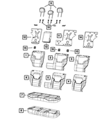 6SG78LXHAA - : Rear Seat Back Cover for Jeep: Renegade Image