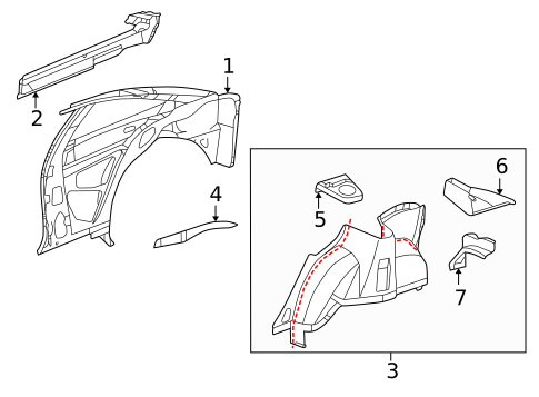 Inner Structure for 2002 Pontiac Sunfire #0
