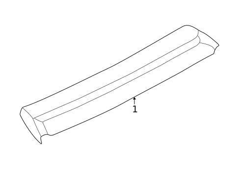 High Mounted Stop Lamp for 2001 Audi TT Quattro #1