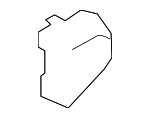 51217162432 - Body: Cover for BMW: 228i, 228i xDrive, 230i, 230i xDrive, 320i, 320i xDrive, 325i, 325xi, 328d, 328d xDrive, 328i, 328i GT xDrive, 328i xDrive, 328xi, 330e, 330i, 330i GT xDrive, 330i xDrive, 330xi, 335d, 335i, 335i GT xDrive, 335i xDrive, 335is, 335xi, 340i, 340i GT xDrive, 340i xDrive, 428i, 428i Gran Coupe, 428i xDrive, 428i xDrive Gran Coupe, 430i, 430i Gran Coupe, 430i xDrive, 430i xDrive Gran Coupe, 435i, 435i Gran Coupe, 435i xDrive, 435i xDrive Gran Coupe, 440i, 440i Gran Coupe, 440i xDrive, 440i xDrive Gran Coupe, ActiveHybrid 3, M2, M235i, M235i xDrive, M240i, M240i xDrive, M3, M4, X3, X4, X5, X6 Image