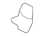 51217148705 - Body: Striker Plate for BMW: 128i, 135i, 325i, 325xi, 328i, 328i xDrive, 328xi, 330i, 330xi, 335d, 335i, 335i xDrive, 335xi, 525i, 525xi, 528i, 528i xDrive, 528xi, 530i, 530xi, 535i, 535i xDrive, 535xi, 545i, 550i, 645Ci, 650i, 750i, 750Li, M3, M5, M6, X3, X5, X6, Z4 Image