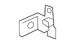 41517176847 - Body: Upper Hinge for BMW: 525i, 525xi, 528i, 528i xDrive, 528xi, 530i, 530xi, 535i, 535i xDrive, 535xi, 545i, 550i, M5, X5, X6 Image