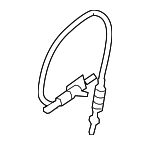 51217317560 - Body: Lock Cable for BMW: 325i, 325xi, 328i, 328i xDrive, 328xi, 330i, 330xi, 335d, 335i, 335i xDrive, 335xi, M3, X5 Image