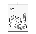 84137A9000 - Body: Insulator for Kia: Sedona Image