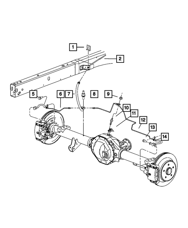 « 5290555AD –  : Frein Tube Et Conduite, Côté Gauche pour Mopar Image »