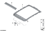 67615A38C65 - : Drive Sliding Sunroof for BMW Image