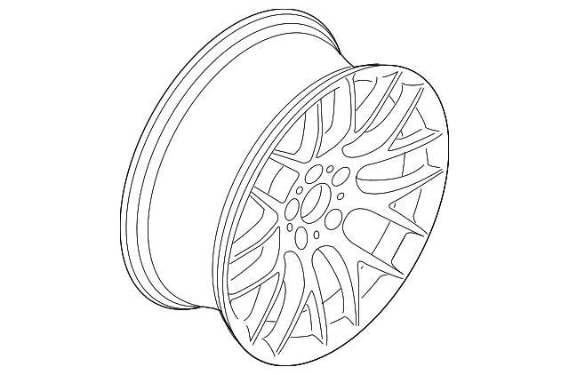 Genuine BMW 36-11-2-284-055 | E9x M3 M Performance 19