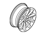36116791480 - : Wheel, Alloy for BMW: 328i, 328i xDrive, 335i, 335i xDrive, 335is, M3 Image