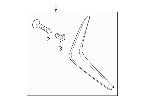 Exterior Trim - Fender for 2019 Genesis G70 #0
