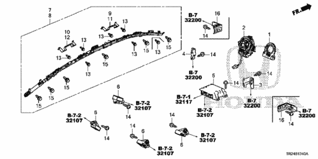 SRS Unit for 2012 Honda Civic #0