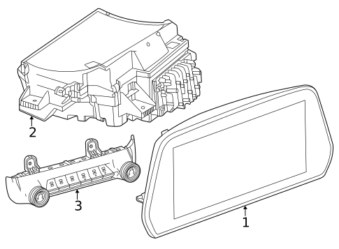 Cluster & Switches for 2024 Chevrolet Equinox EV #0