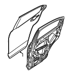 67004WB004 - Body: Door Shell for Scion: iA | Toyota: Yaris, Yaris iA Image