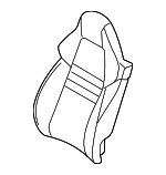 970522141B4DAA - Body: Seat Back Cover for Porsche: Panamera Image