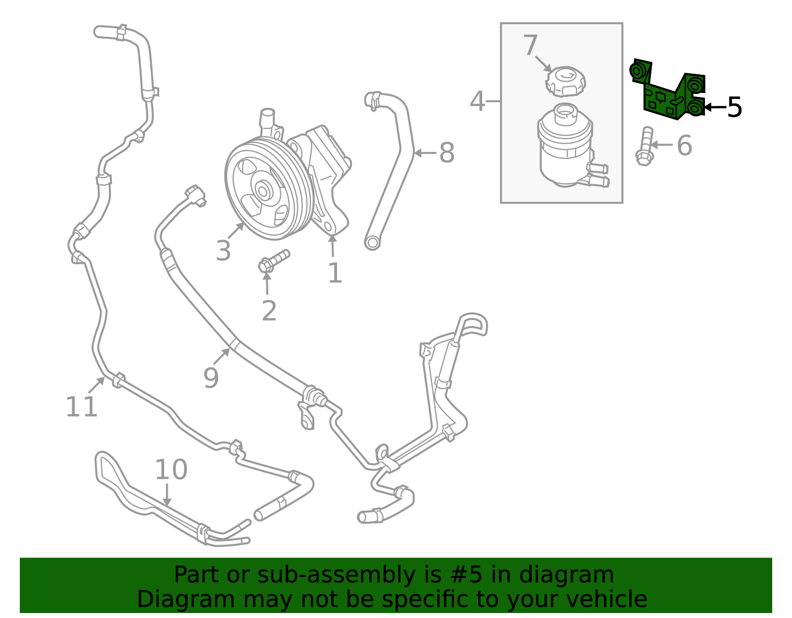 2013-2016 Hyundai Genesis Coupe Reservoir Assembly Mount Bracket 57220 ...