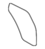 9Y3839911A - Body: Door Weather-Strip for Porsche: Cayenne Image