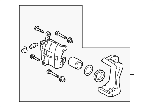 58190D3A10 - Brakes: Disc Brake Caliper for Kia: Sportage Image