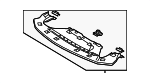 GHP9500S0A - Body: Bumper Splash Shield for Mazda Image