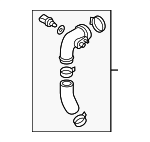 BP8J13330C - : Upper Pipe for Mazda: Miata Image