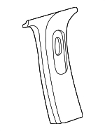 EMR100760LUM - Body: Quarter Pillar Trim for Land-Rover Image