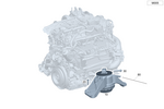 2062405001 - Engine/Transmission Suspension: Engine Mount for Mercedes-Benz Image