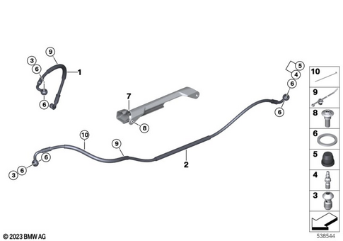 Brake Lines for 2025 BMW-Motorrad R 1300 RS #1