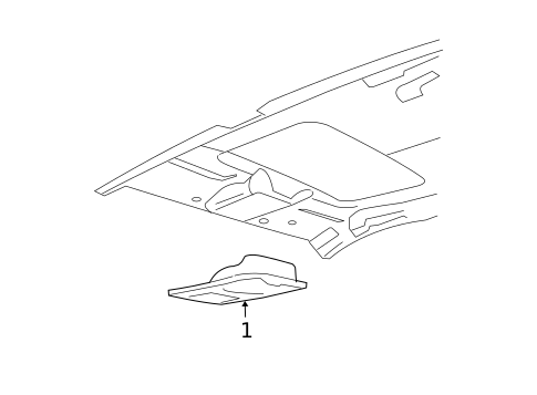 Overhead Console for 2005 Lincoln LS #0