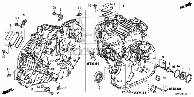 AT Sensor - Pipes (1) for 2014 Honda Accord #0