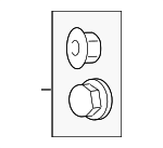 3537772 - Suspension: Upper Control Arm Nut for GM Image