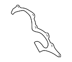 162710F010 - Belts &amp; Cooling: 1998-2009 Toyota - Engine Water Pump Gasket for Toyota: 4Runner, Land Cruiser, Sequoia, Tundra Image