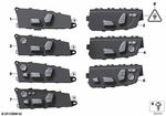 61319274889 - Vehicle Electrical System: Seat Adjustment Switch, Left for BMW Image