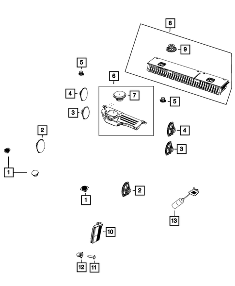 Radio, Antenna, Speakers, DVD, and Video systems for 2018 Ram 3500 #3