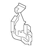 66154TBAA00ZZ - Body: Rear Body Panel Bracket for Honda: Civic, Insight Image