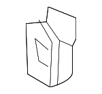 MR402859 - Body: Lid Clip for Mitsubishi Image