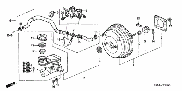 Brake Master Cylinder  - Master Power for 2005 Honda Civic #0