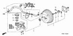 46403S1BE00 - Chassis: JOINT (THREE-WAY) for Honda Image