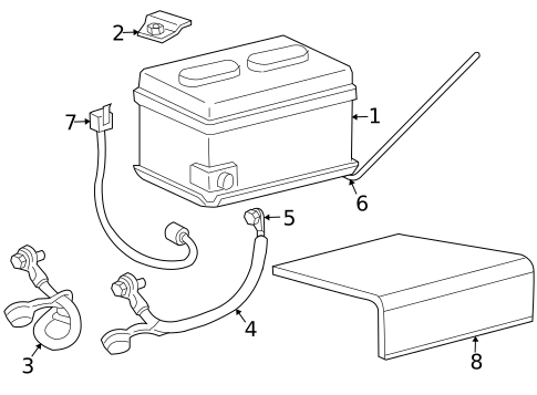 Battery & Related Components for 2010 Dodge Viper #0