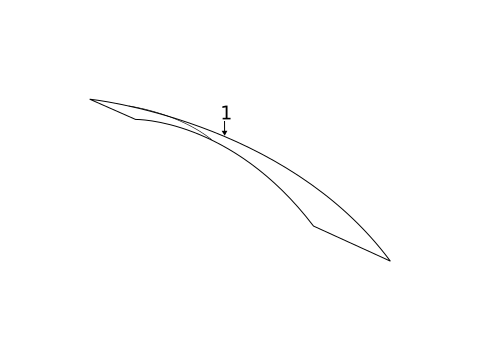 Glass - Lift Gate for 2016 BMW X3 #0