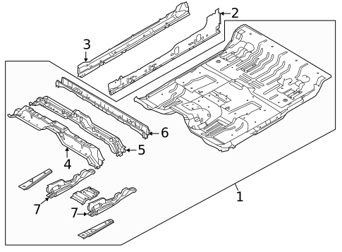 Floor - Cab for 2014 Ford F-150 #2